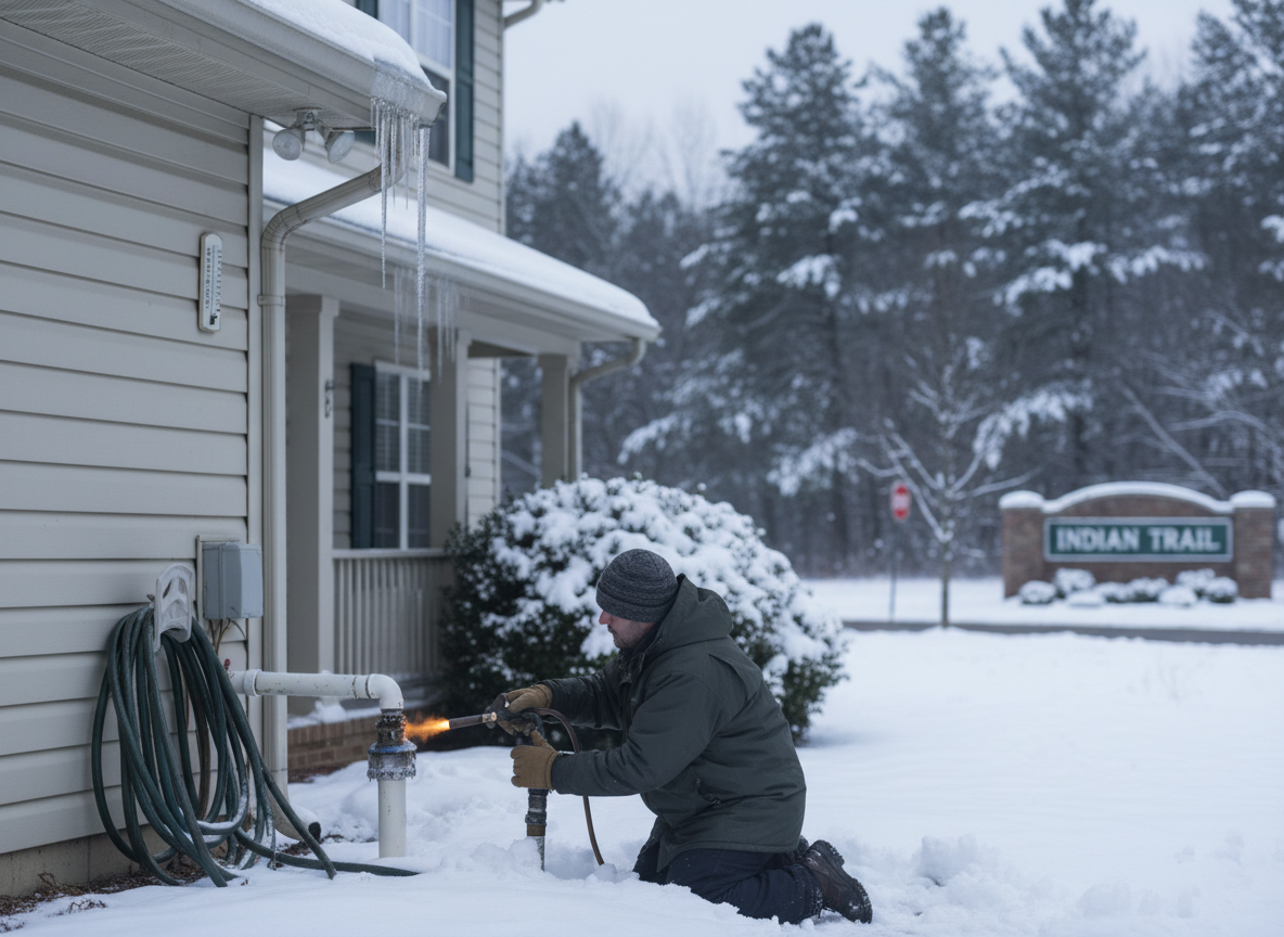 Preventing Burst Pipes During Indian Trail Winters