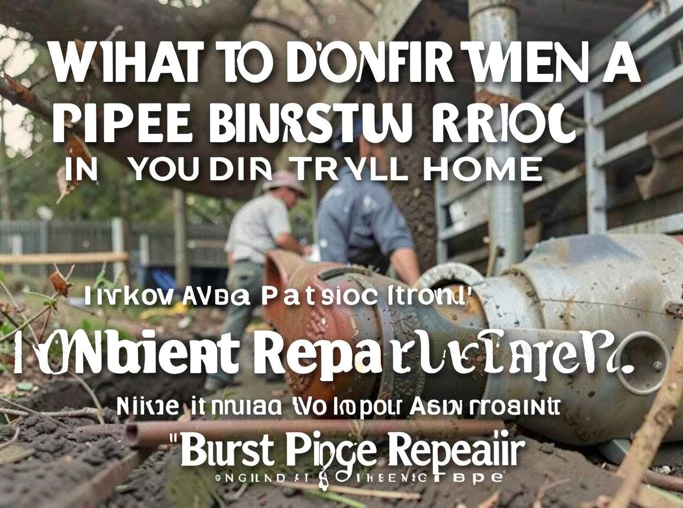 What to Do First When a Pipe Bursts in Your Indian Trail Home