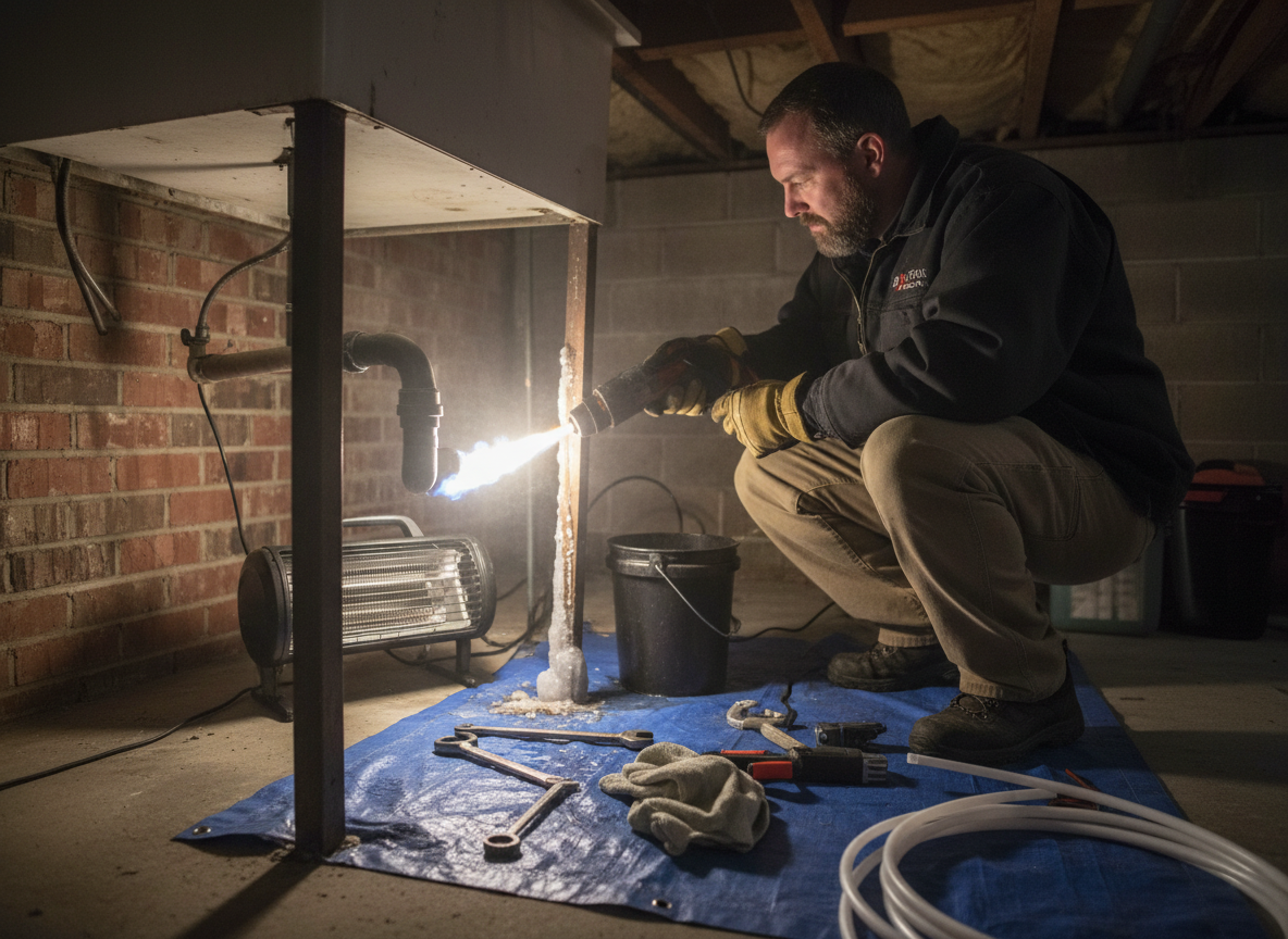 Frozen Pipe Repair in Indian Trail, NC