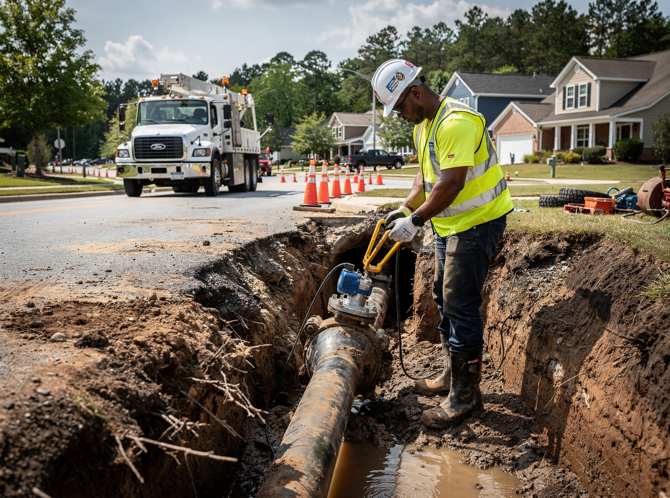 Burst Pipe Repair in Stallings, NC |